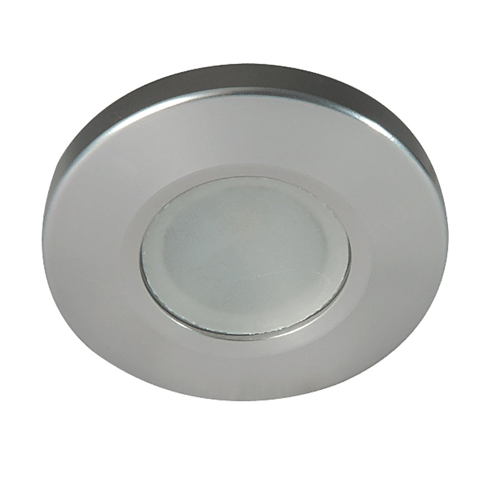 Lumitec Orbit - Flush Mount Down Light - Brushed Finish - 3-Color Blue/Red Non Dimming