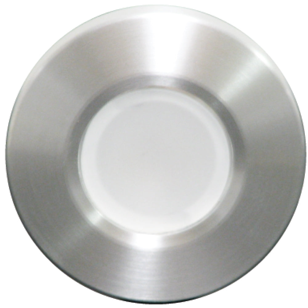 Lumitec Orbit - Flush Mount Down Light - Brushed Finish - 3-Color Blue/Red Non Dimming
