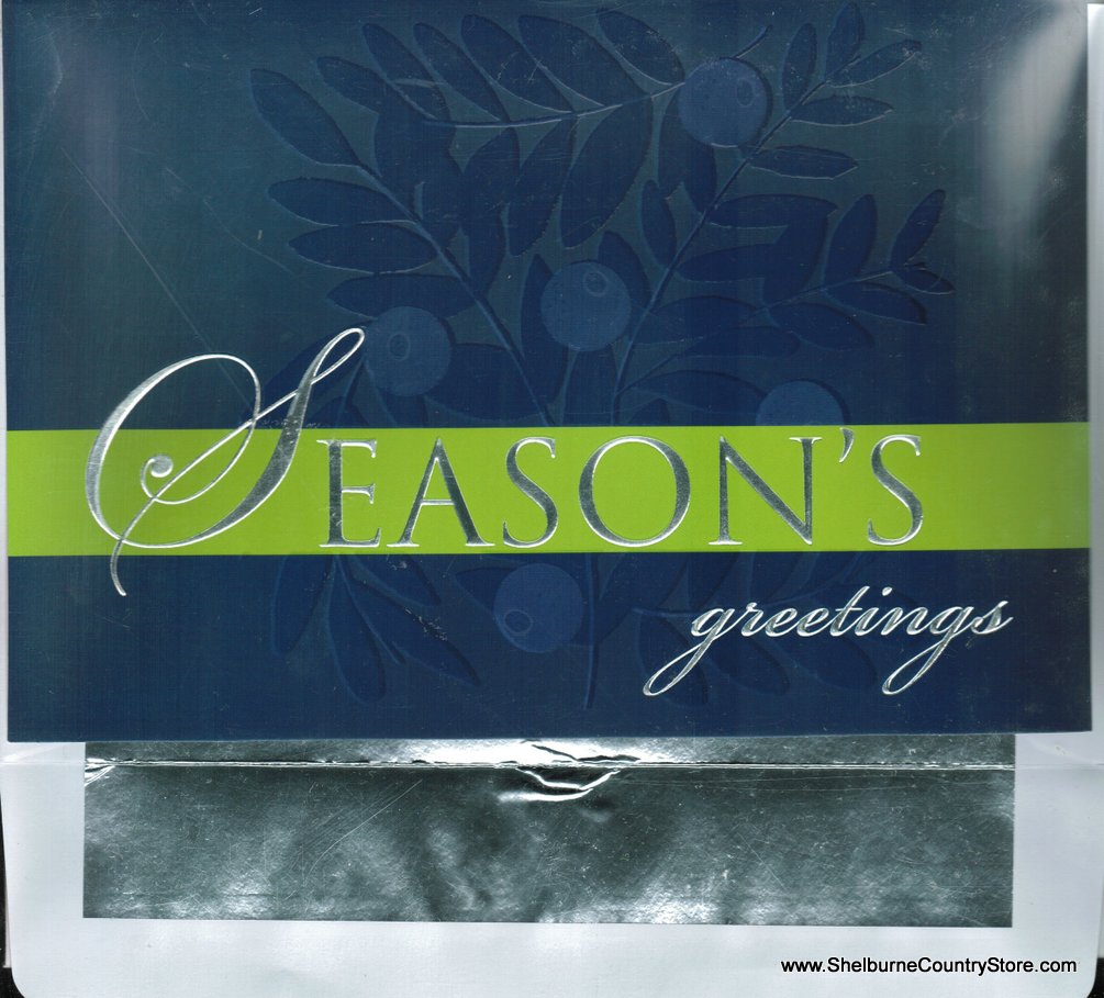 Luxury Greetings 18 Count - Blue Season's Greetings
