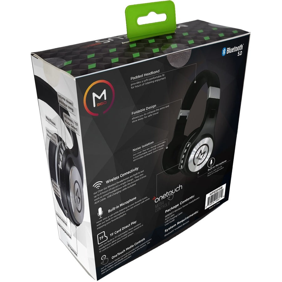 M360 Serenity Wireless Over Ear Headphones Bluetooth 5.3 HP5500B