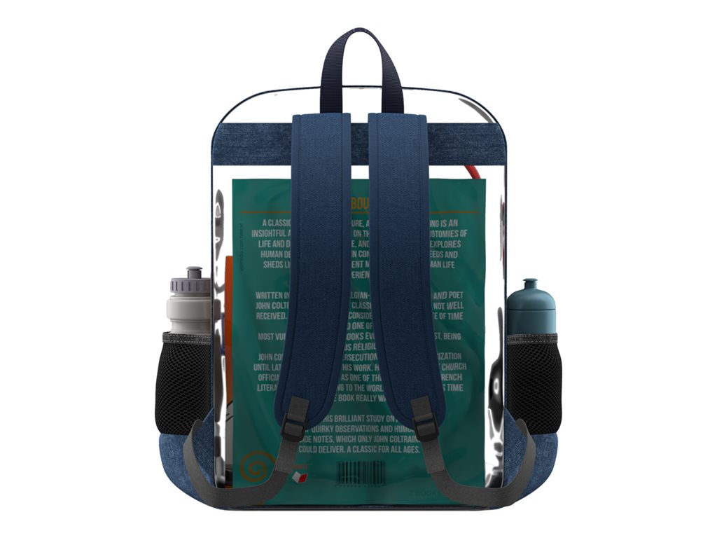 MAXCases - Carrying backpack - see-through - clear MC-BP-2P-CLR