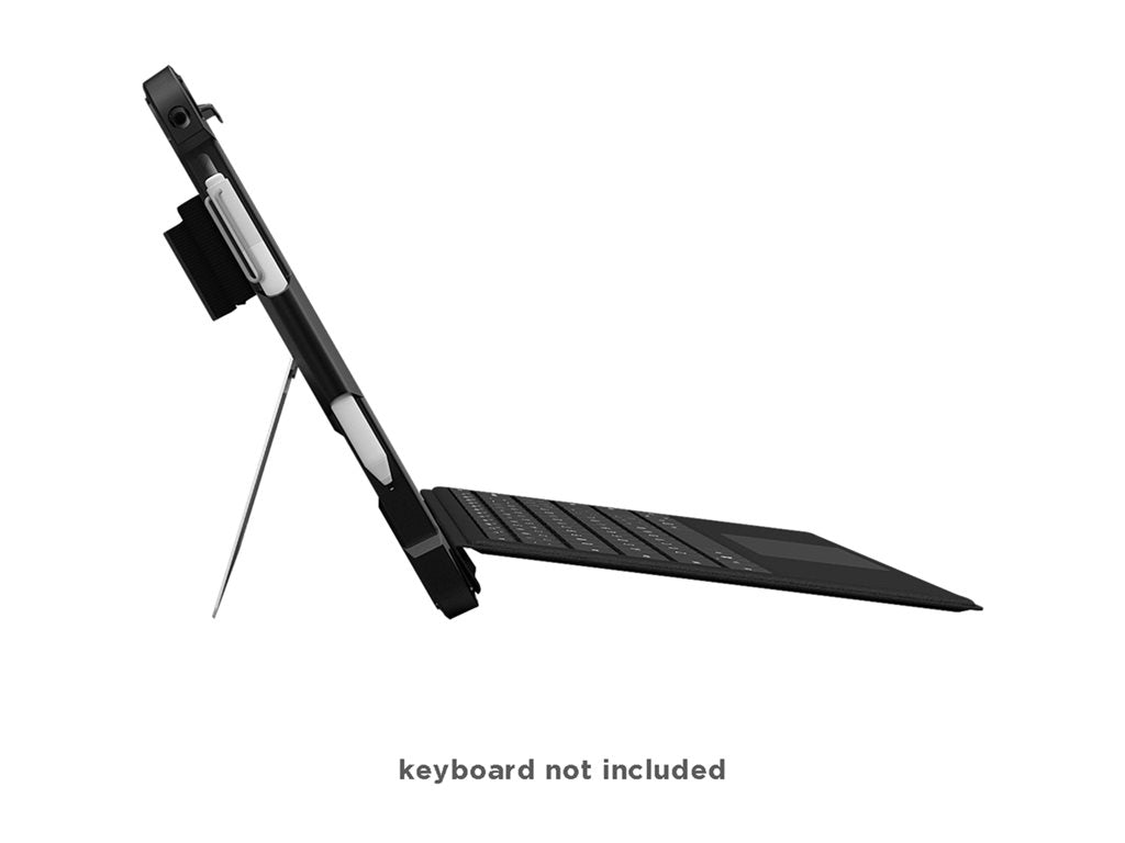 MAXCases Extreme Shell - Back cover for tablet - rugged - silicone, polycarbonate - black - for Microsoft Surface Pro