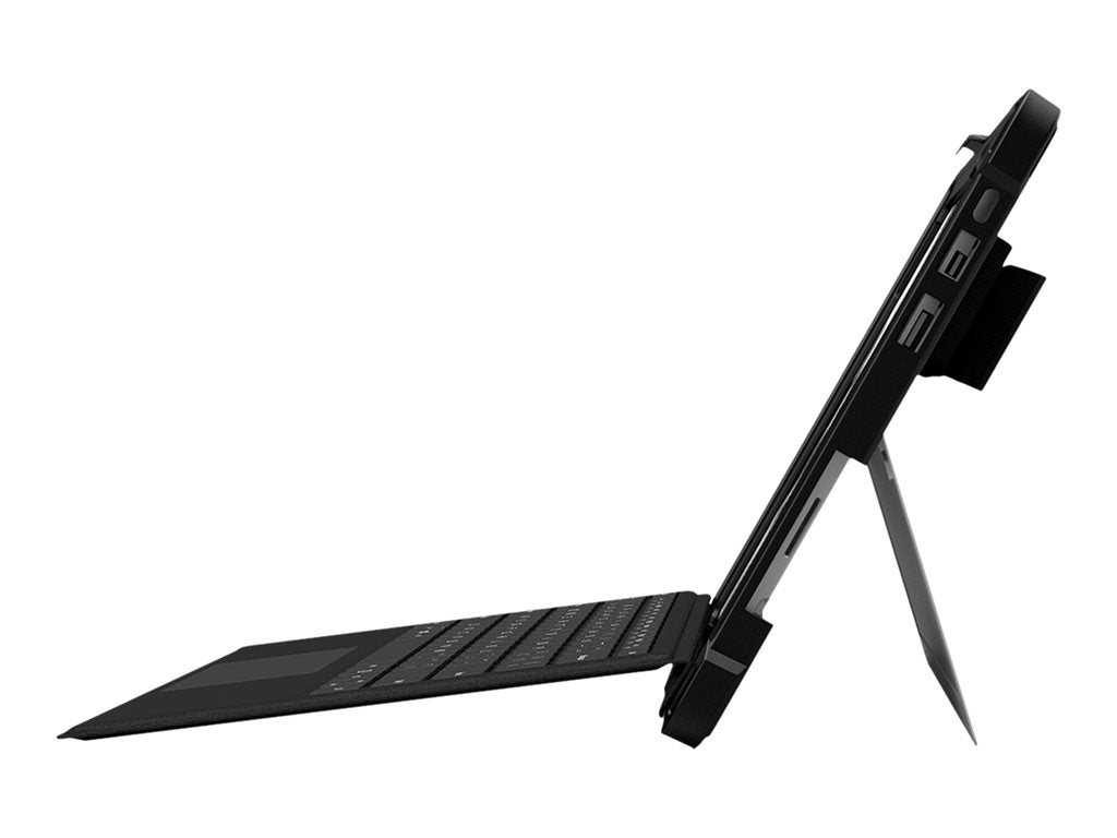 MAXCases Extreme Shell - Back cover for tablet - rugged - silicone, polycarbonate - black - for Microsoft Surface Pro