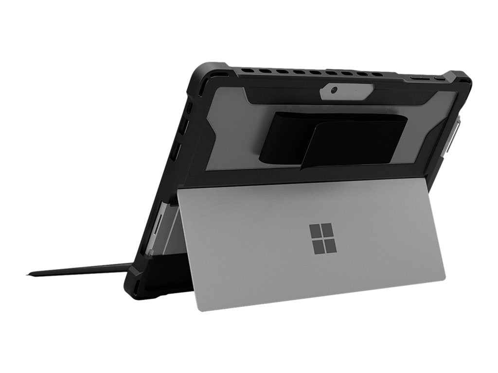 MAXCases Extreme Shell - Back cover for tablet - rugged - silicone, polycarbonate - black - for Microsoft Surface Pro