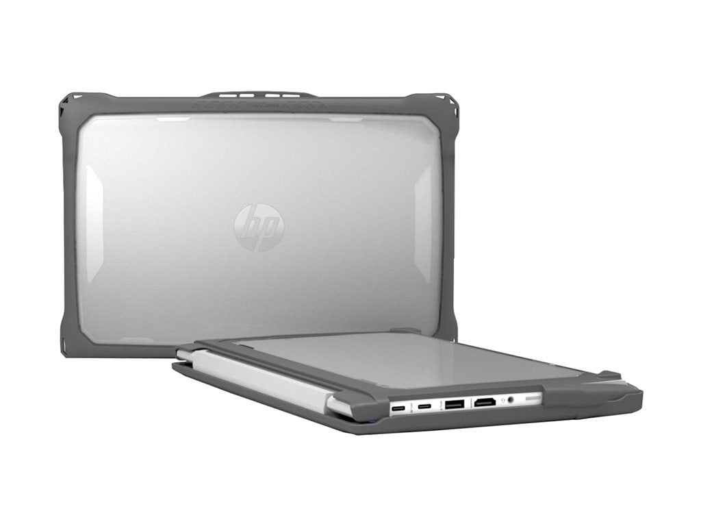 MAXCases Extreme Shell F2 - Notebook shell case - gray, clear - for HP ProBook 440 G10, 440 G8, 440 G9, 445 G10, 445 G8, 445 HP-ESF-PB440-14-GRY