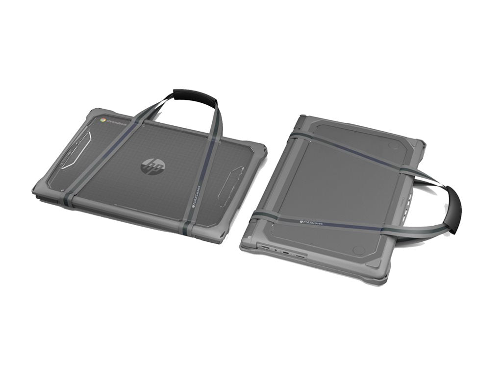 MAXCases Extreme Shell F2 - Notebook shell case - rugged - gray, clear HP-ESF-FCB-G10-GRY
