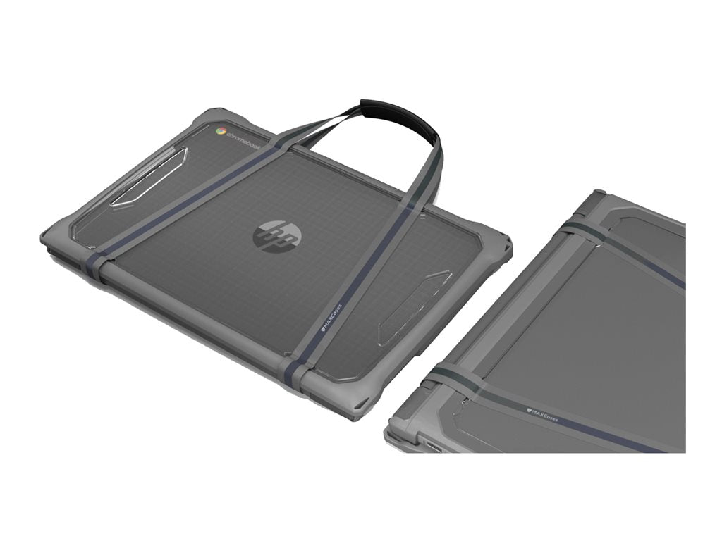 MAXCases Extreme Shell F2 - Notebook shell case - rugged - gray, clear HP-ESF-FCB-G10-GRY