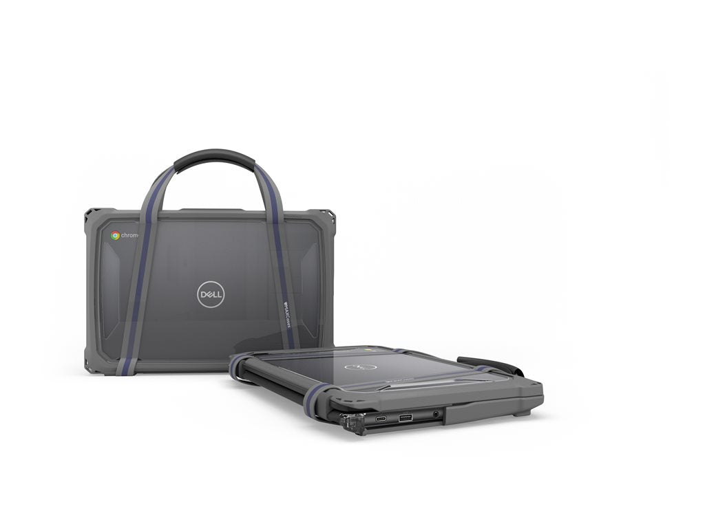 MAXCases Extreme Shell-F3 - Notebook shell case - slide-on - gray, clear - for Dell Chromebook 3100 2-in-1, 3110 2-in-1 DLESF3311021GRY