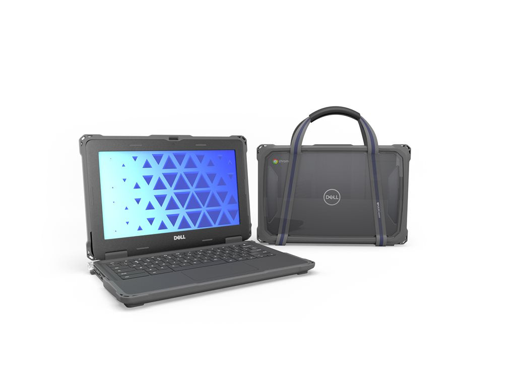 MAXCases Extreme Shell-F3 - Notebook shell case - slide-on - gray, clear - for Dell Chromebook 3100 2-in-1, 3110 2-in-1 DLESF3311021GRY