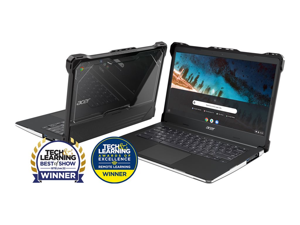 MAXCases Extreme Shell L - Notebook shell case - rugged - 11 - black AC-ESL-C741L-BCLR