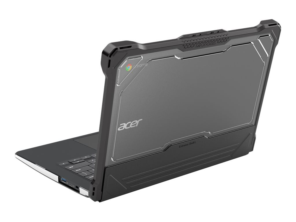 MAXCases Extreme Shell L - Notebook shell case - rugged - 11 - black AC-ESL-C741L-BCLR