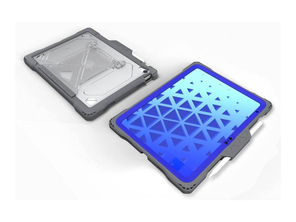 MAXCases Shield Extreme X2 - Protective case for tablet - rugged - thermoplastic polyurethane (TPU) - gray, blue APSXX2IP10BLU