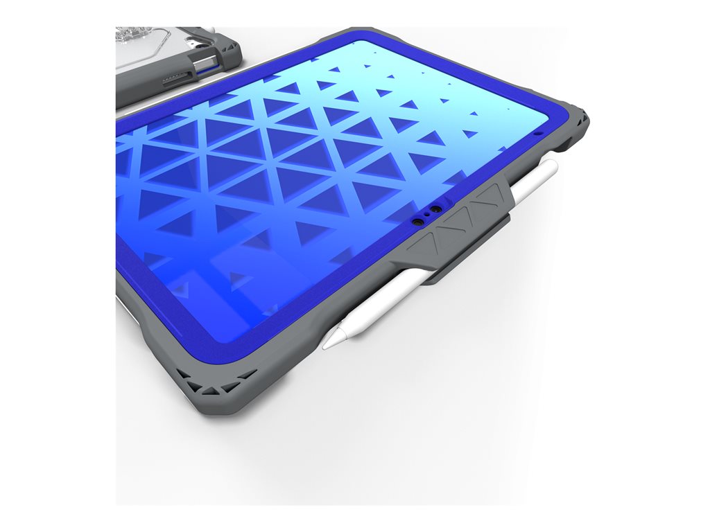 MAXCases Shield Extreme X2 - Protective case for tablet - rugged - thermoplastic polyurethane (TPU) - gray, blue APSXX2IP10BLU