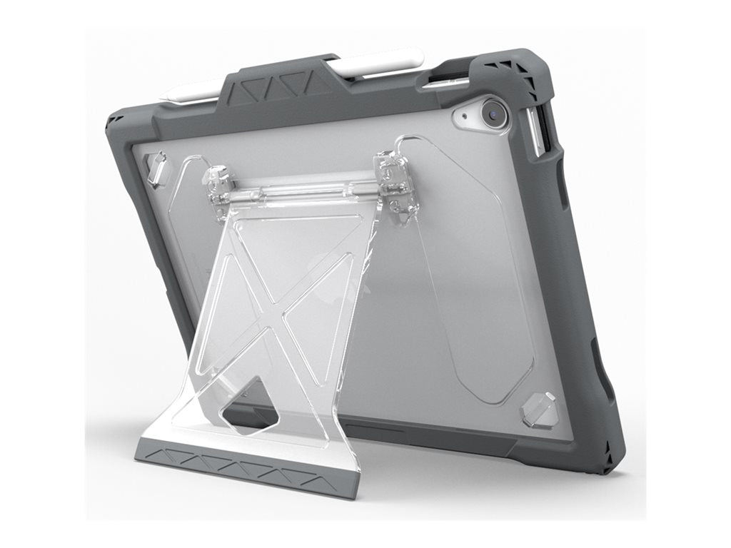 MAXCases Shield Extreme X2 - Protective case for tablet - rugged - thermoplastic polyurethane (TPU) - gray, red APSXX2IP10RED