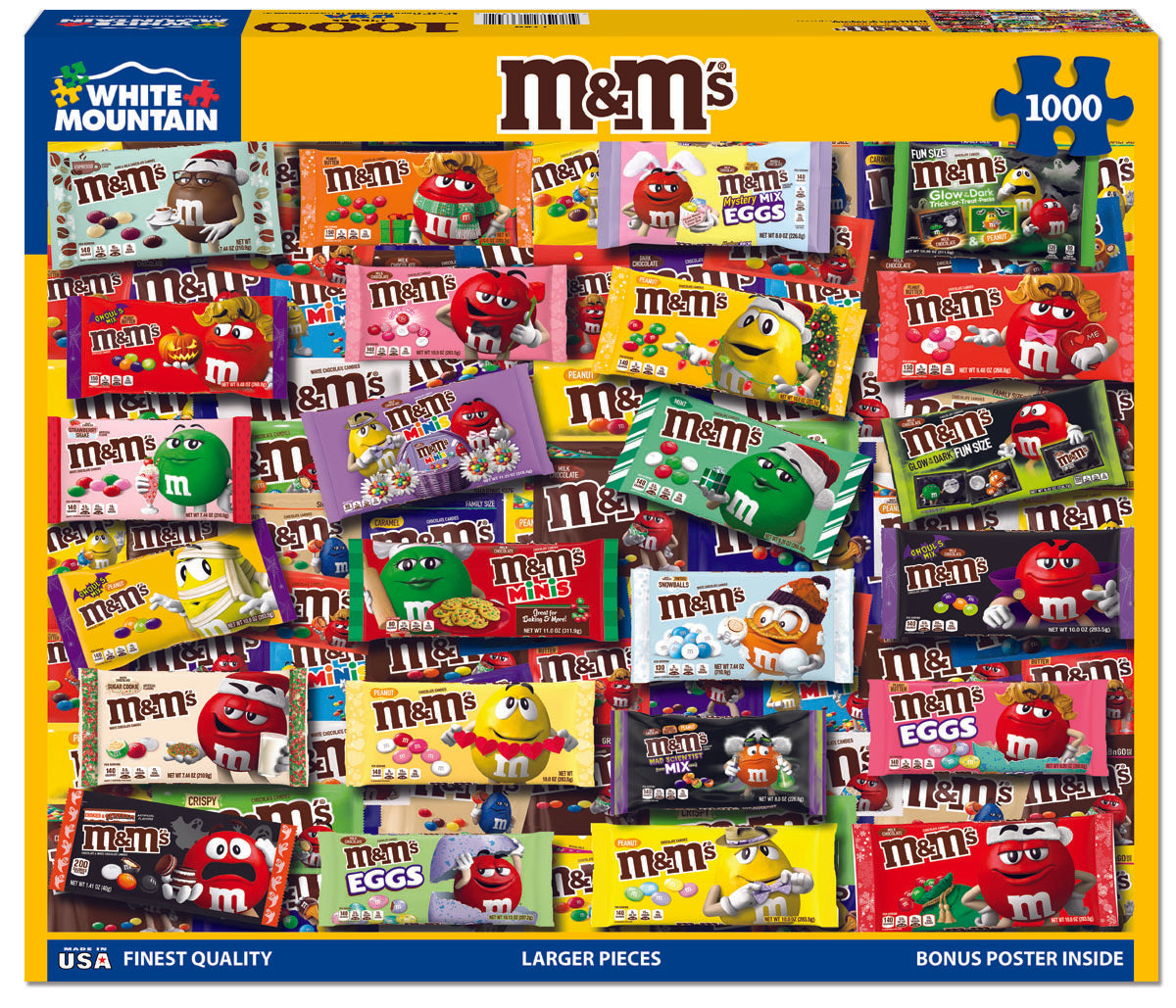 M&M's - 1000 Piece Jigsaw Puzzle