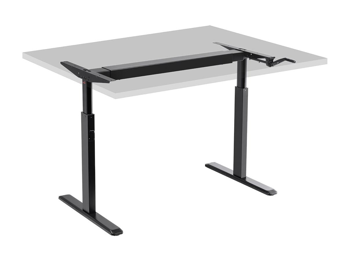 MONOPRICE Sit-Stand Desk Frame Manual Crank Adjustable Workstation