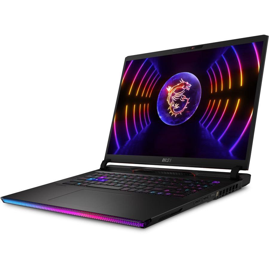 MSI 17" Gaming Notebook - QHD+ - 2560 x 1600 - Intel Core i9 13th Gen i9-13980HX Tetracosa-core (24 Core) 2.20 GHz - 64 GB Total RAM - 2 TB SSD - Dark Gray