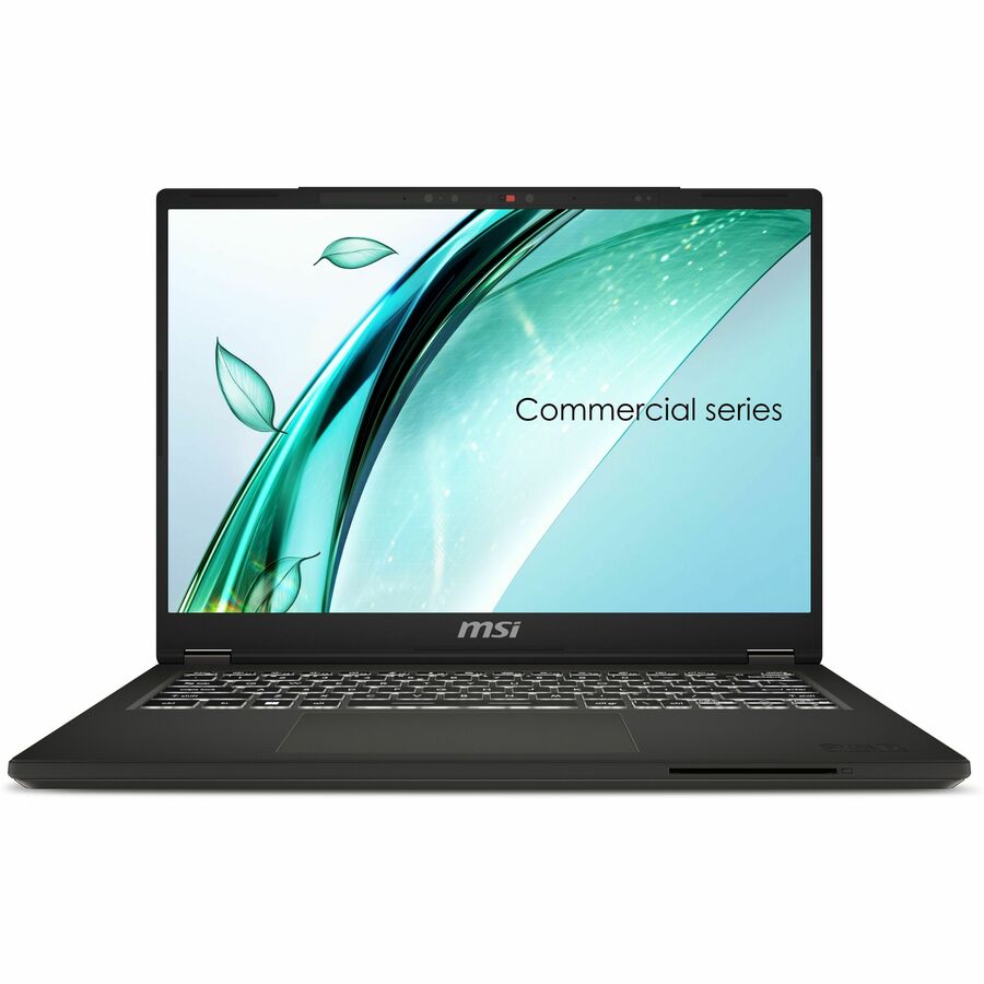 MSI Commercial 14 in Enterprise Laptop Intel Core i9-13900H Intel vPro smartcard reader COM14V13228