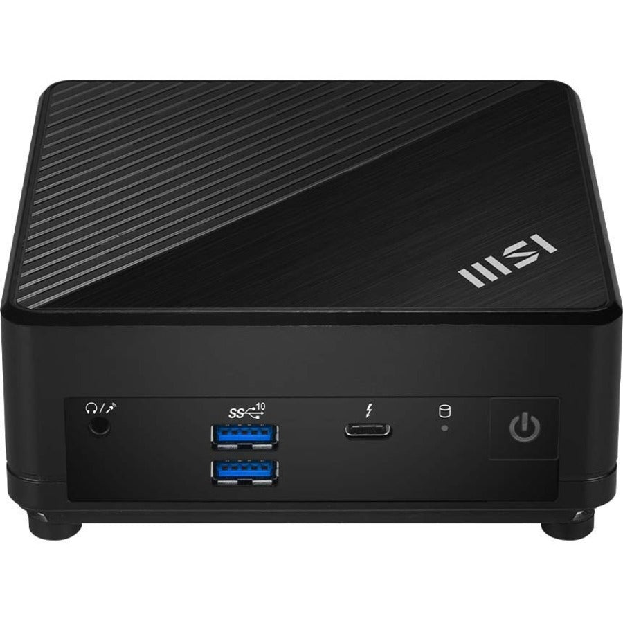 MSI Cubi 5 Cubi 5 12M-029US Desktop Computer - Intel Core i5 12th Gen i5-1235U - 8 GB RAM DDR4 SDRAM - 512 GB M.2 PCI Express NVMe SSD - Mini PC - Black