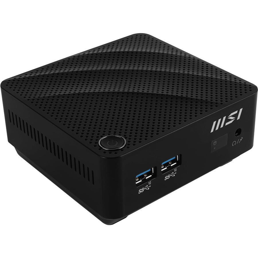 MSI Cubi N Cubi N JSL-070US Desktop Computer - Intel Celeron N4500 - 4 GB - 128 GB SSD - Mini PC - Black CUBNJSL070