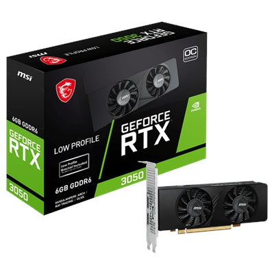 MSI GeForce RTX 3050 LP 6G OC Graphics Card