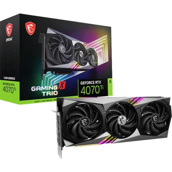 MSI GeForce RTX 4070 Ti GAMING X SLIM 12G Graphics Card G407TGXT12