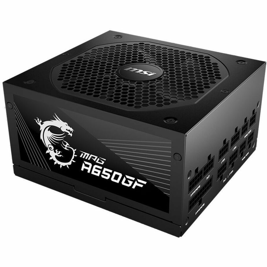 MSI MAG A650GL 650W Power Supply - Internal - 5 V DC 3.3 V DC 12 V DC -12 V DC Output - 65