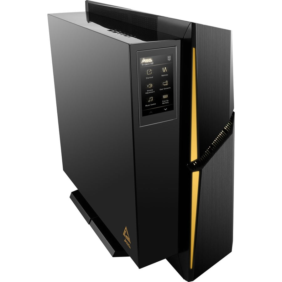 MSI MEG Trident X2 13th MPG Trident X2 13NUF-074US Gaming Desktop Computer - Intel Core i7 13th Gen i7-13700KF - 32 GB RAM DDR5 SDRAM - 1 TB HDD - 1 TB M.2 PCI Express NVMe SSD - Black