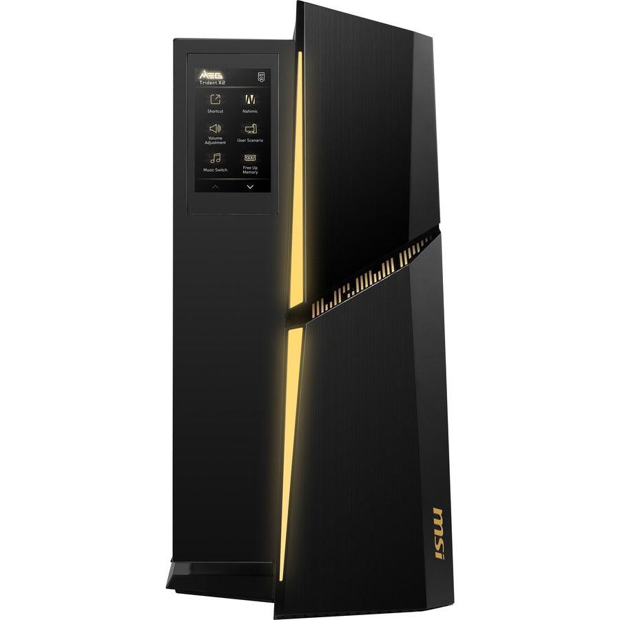 MSI MEG Trident X2 13th MPG Trident X2 13NUF-074US Gaming Desktop Computer - Intel Core i7 13th Gen i7-13700KF - 32 GB RAM DDR5 SDRAM - 1 TB HDD - 1 TB M.2 PCI Express NVMe SSD - Black