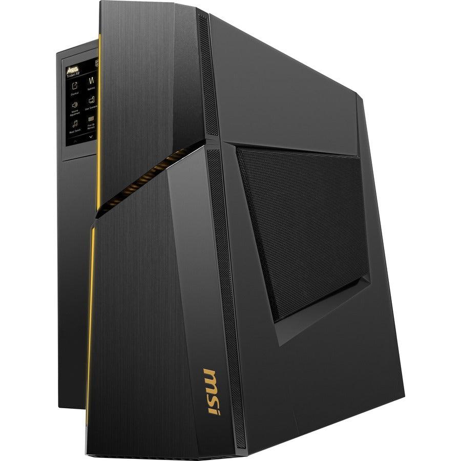 MSI MEG Trident X2 13th MPG Trident X2 13NUF-074US Gaming Desktop Computer - Intel Core i7 13th Gen i7-13700KF - 32 GB RAM DDR5 SDRAM - 1 TB HDD - 1 TB M.2 PCI Express NVMe SSD - Black