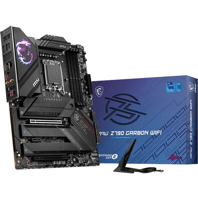 MSI MPG Z790 CARBON WIFI Gaming Desktop Motherboard - Intel Z790 Chipset - Socket LGA-1700 - ATX Z790CARBWIFI