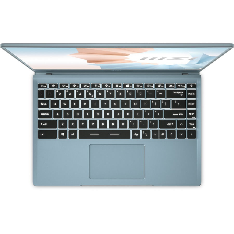 MSI Modern 14 B11S Modern 14 B11MOU-496 14 Rugged Notebook - Full HD - Intel Core i5 11th Gen i5-1155G7 - 8 GB - 512 GB SSD - Carbon Gray" MODERN14B496