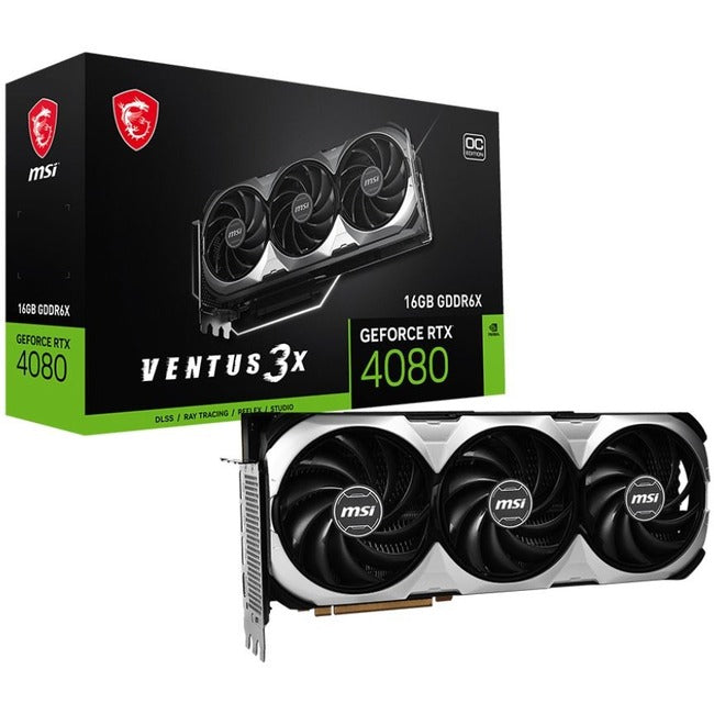 MSI NVIDIA GeForce RTX 4080 Graphic Card - 16 GB GDDR6X G408016V3XC