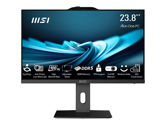 MSI PRO AP242P 14M-641US All-in-One Computer - Intel Core i7 - 32 GB - 1 TB SSD - 23.8" PAP242P14M641