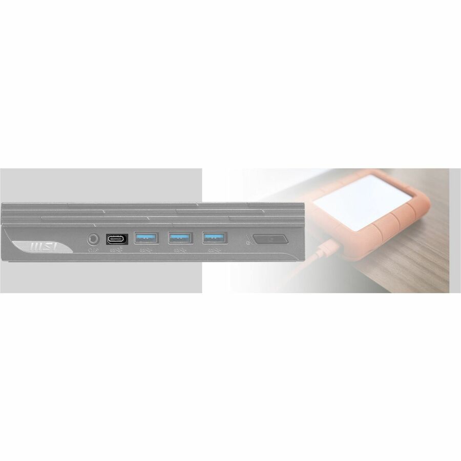 MSI PRO DP10 13M-021BUS Barebone Mini PC Intel i7-1360P CPU - Intel Chip - 64 GB DDR4 SDRA