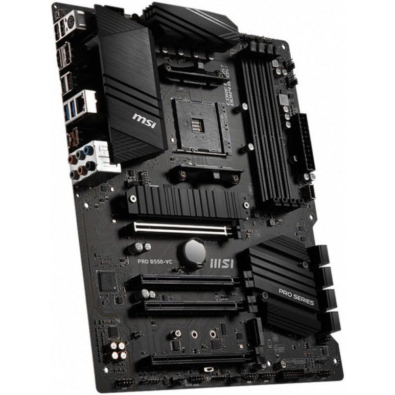 MSI Pro B550-VC Gaming Desktop Motherboard - AMD B550 Chipset - Socket AM4 - ATX