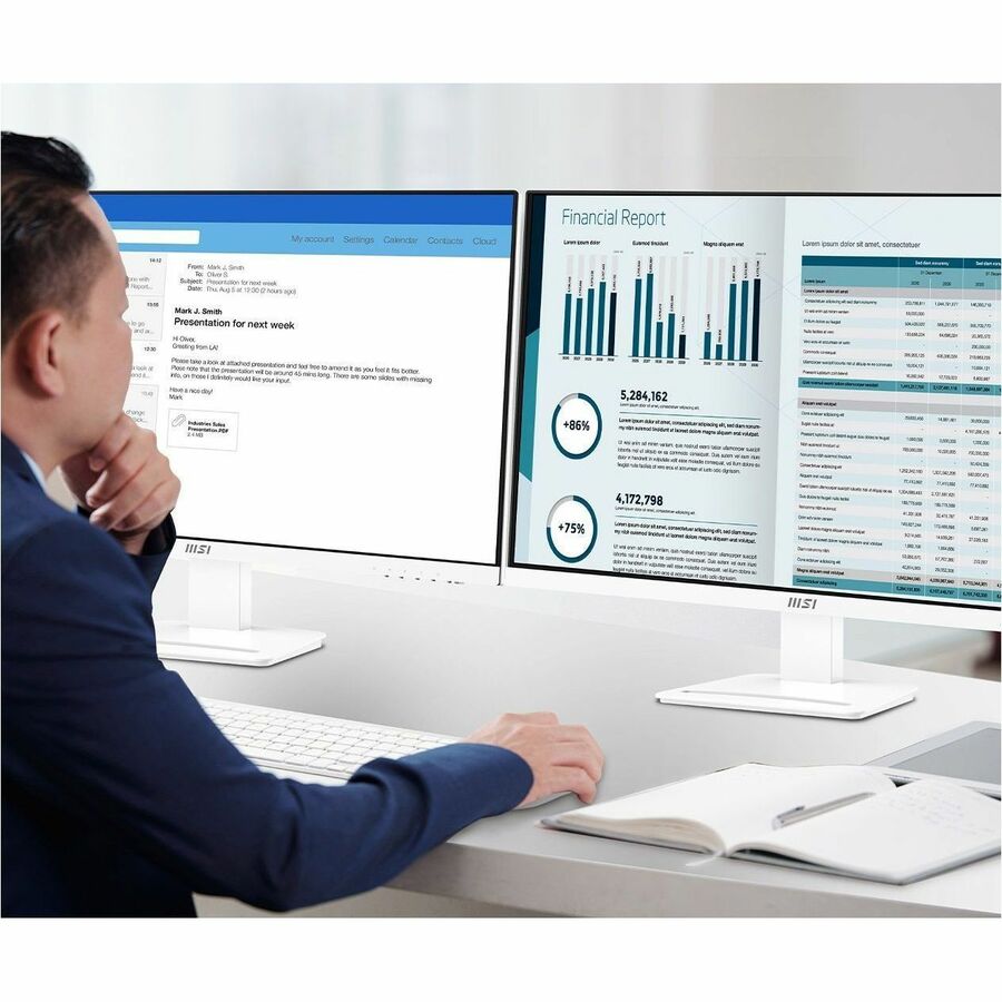 MSI Pro MP273AW 27 Class Full HD LCD Monitor - 16:9 - 27 Viewable - In-plane Switching (IP