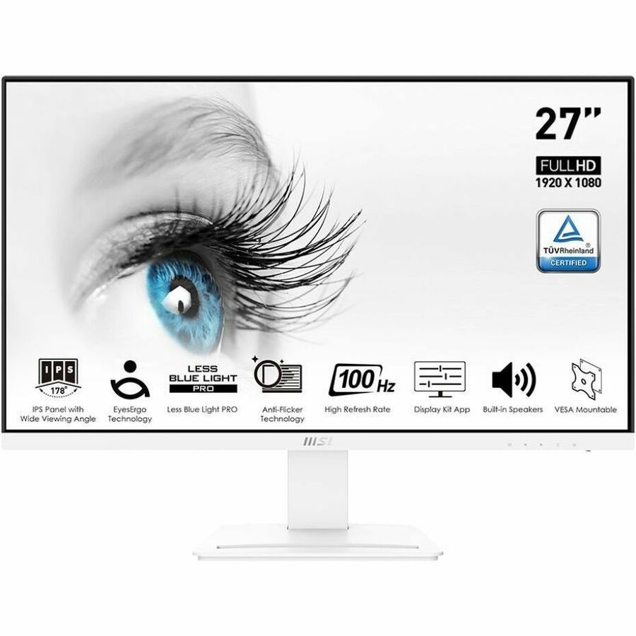 MSI Pro MP273AW 27 Class Full HD LCD Monitor - 16:9 - 27 Viewable - In-plane Switching (IP
