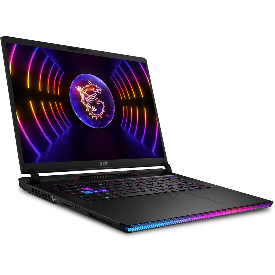 MSI Raider GE78 HX 13VI-079US 17" Gaming Notebook - QHD+ - 2560 x 1600 - Intel Core i9 13th Gen i9-13980HX Tetracosa-core (24 Core) 2.20 GHz - 32 GB Total RAM - 2 TB SSD - Core Black