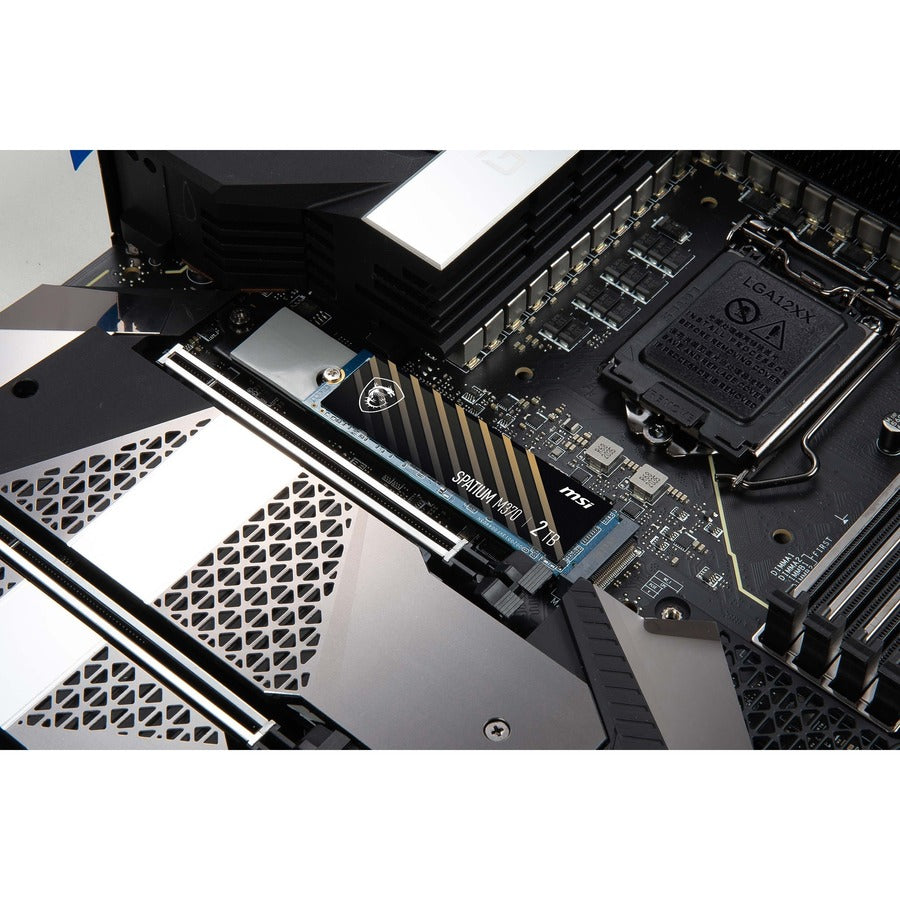 MSI SPATIUM M370 2 TB Solid State Drive - M.2 2280 Internal - PCI Express NVMe (PCI Express NVMe 3.0 x4) SM370N2TB