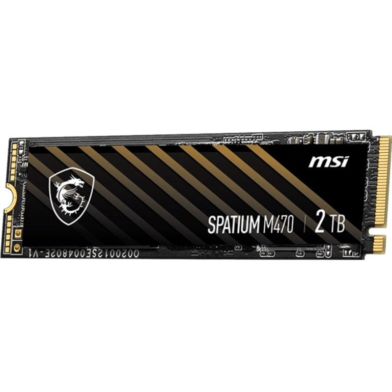 MSI SPATIUM M470 1 TB Solid State Drive - M.2 2280 Internal - PCI Express NVMe (PCI Express NVMe 4.0 x4) SM470N1TB