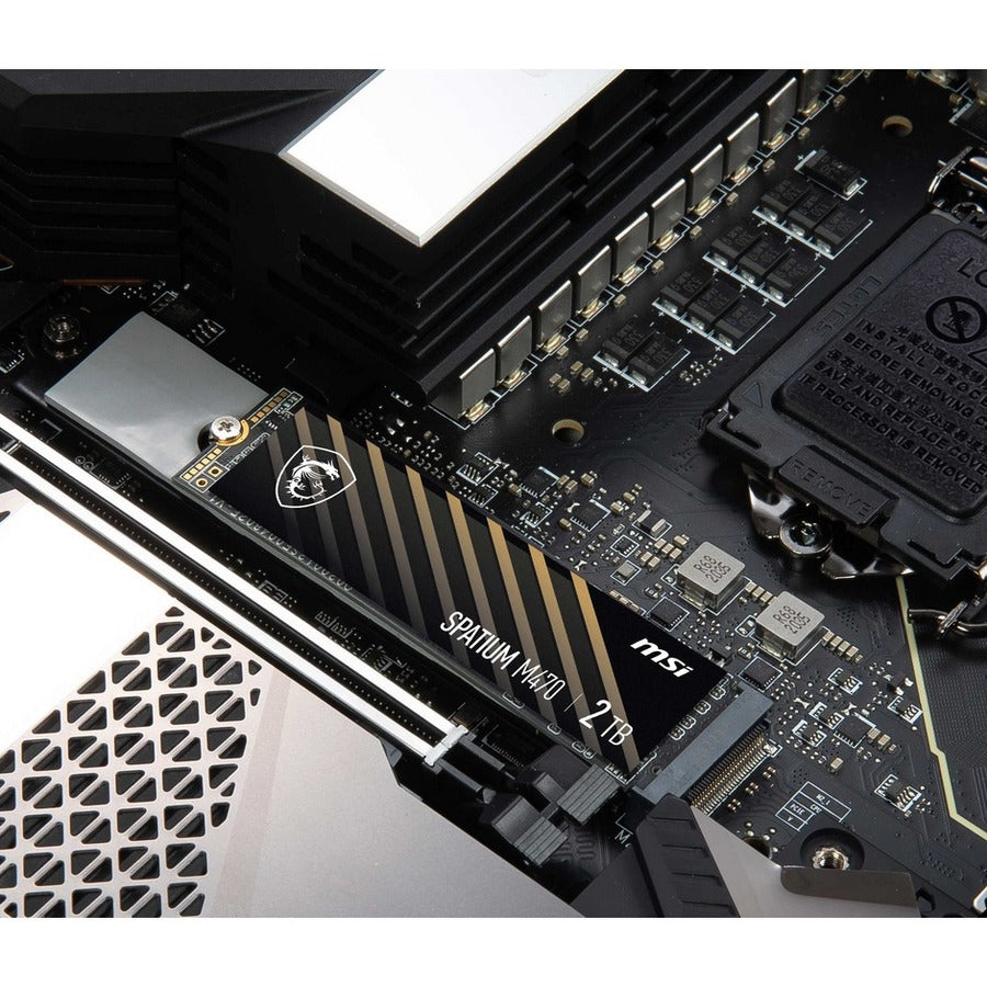 MSI SPATIUM M470 2 TB Solid State Drive - M.2 2280 Internal - PCI Express NVMe (PCI Express NVMe 4.0 x4) SM470N2TB