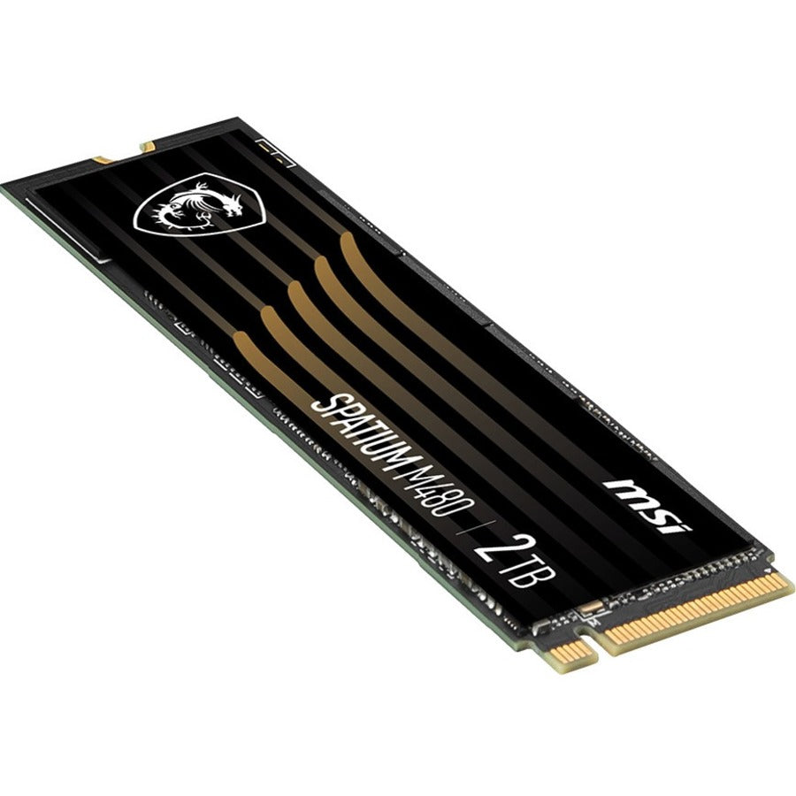 MSI SPATIUM M480 2 TB Solid State Drive - M.2 2280 Internal - PCI Express NVMe (PCI Express NVMe 4.0 x4) SM480N2TB
