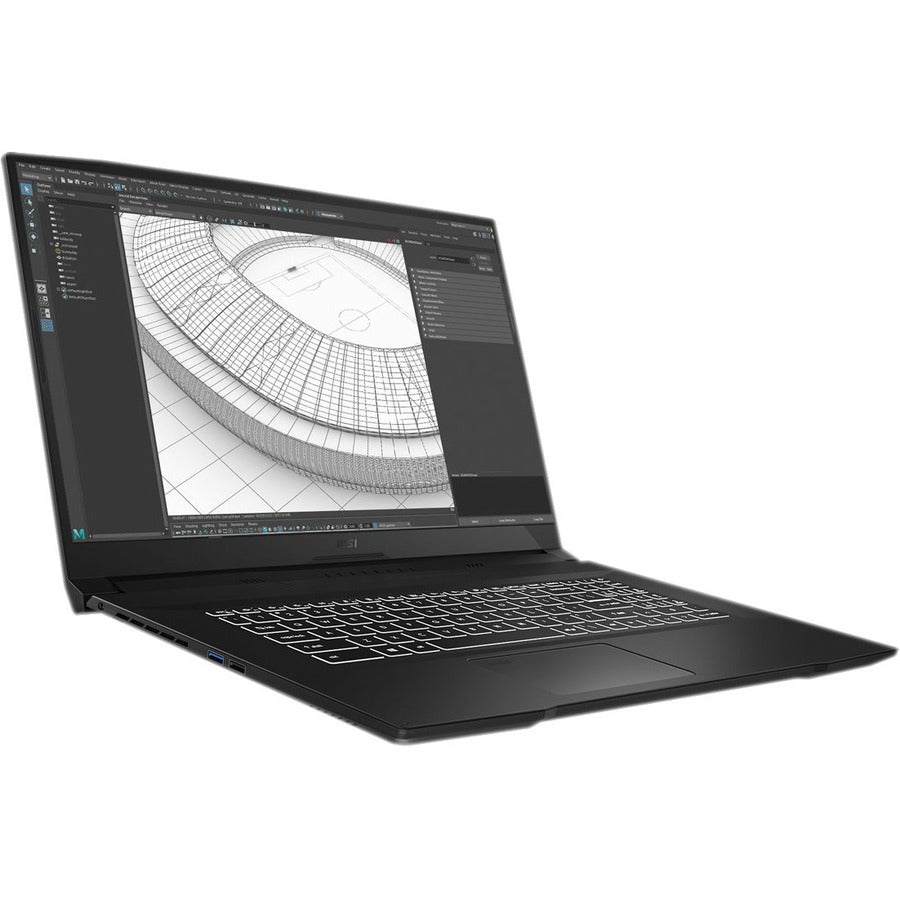 MSI WF76 WF76 11UI-647 17.3 Mobile Workstation - Full HD - Intel Core i7 11th Gen i7-11800H - 16 GB - 512 GB SSD - Black" WF76647