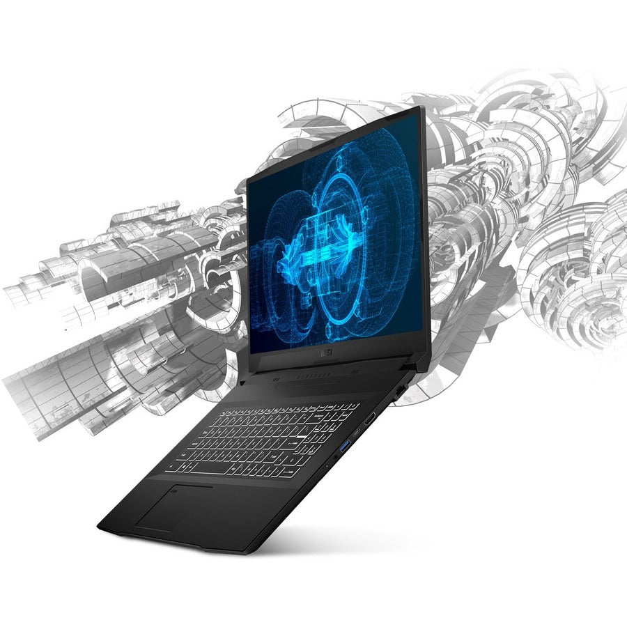 MSI WF76 WF76 11UI-647 17.3 Mobile Workstation - Full HD - Intel Core i7 11th Gen i7-11800H - 16 GB - 512 GB SSD - Black" WF76647