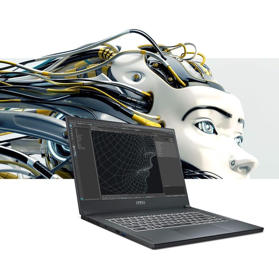 MSI WS76 Mobile Workstation Laptop, Intel Core i7-11800H, RTX A3000, 32GB,1TB SSD - WIN10 Pro WS7611470