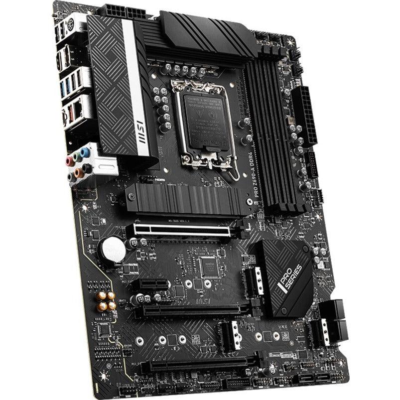 MSI Z690-A DDR4 Desktop Motherboard - Intel Z690 Chipset - Socket LGA-1700 - Intel Optane Memory Ready - ATX PROZ690ADDR4