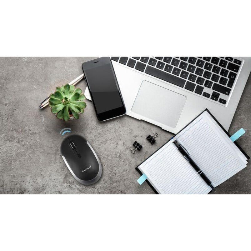 Macally Bluetooth Optical Quiet Click Mouse BTDYNAMOUSE