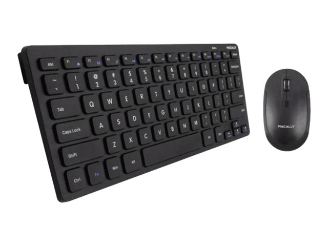Macally Compact - Keyboard and mouse set - wireless - 2.4 GHz