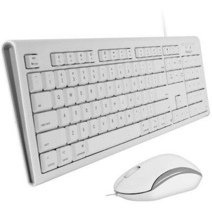 Macally Full Size USB Keyboard and Optical USB Mouse Combo For Mac QKEYCOMBO